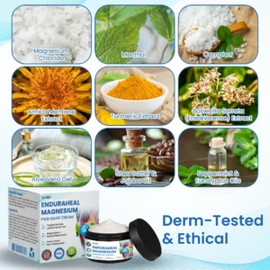 Timilk® EnduraHeal Magnesium Pain Relief Cream (Treats Arthritis, Neuropathy, Rheumatism, Sports Injuries & More)