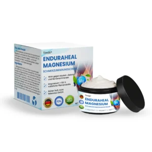 Timilk® EnduraHeal Magnesium Schmerz­Linderungs­creme (Behandelt Arthritis, Neuropathie, Rheuma, Sportverletzungen und mehr)
