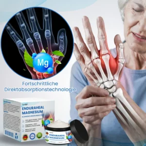 Timilk® EnduraHeal Magnesium Schmerz­Linderungs­creme (Behandelt Arthritis, Neuropathie, Rheuma, Sportverletzungen und mehr)