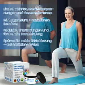 Timilk® EnduraHeal Magnesium Schmerz­Linderungs­creme (Behandelt Arthritis, Neuropathie, Rheuma, Sportverletzungen und mehr)
