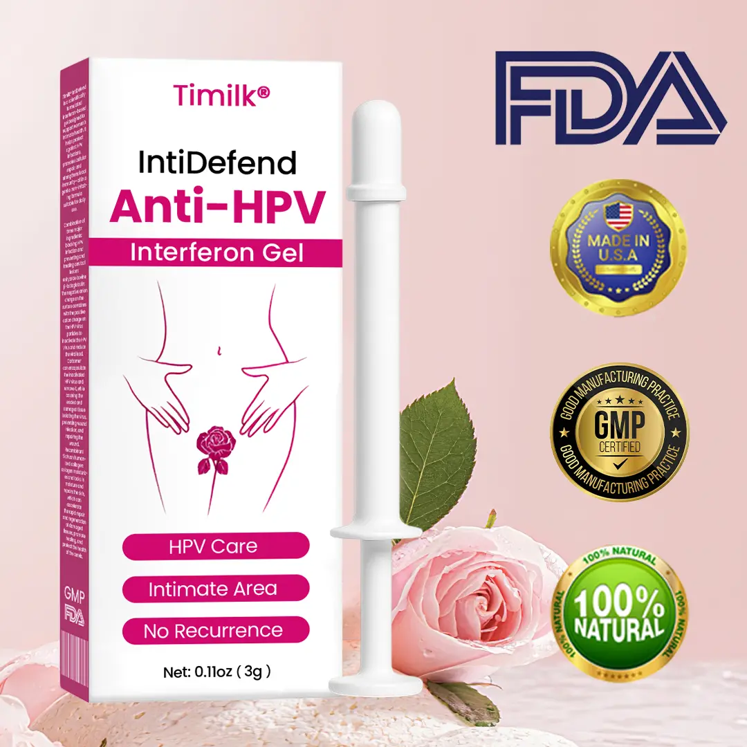 Timilk® IntiDefend Anti-HPV Interferon Gel✅ Blocks High-Risk HPV · Repairs Cervical Tissue · Supports HPV-Negative Results