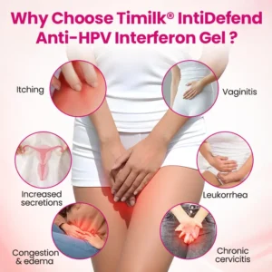 Timilk® IntiDefend Anti-HPV Interferon Gel✅ Blocks High-Risk HPV · Repairs Cervical Tissue · Supports HPV-Negative Results