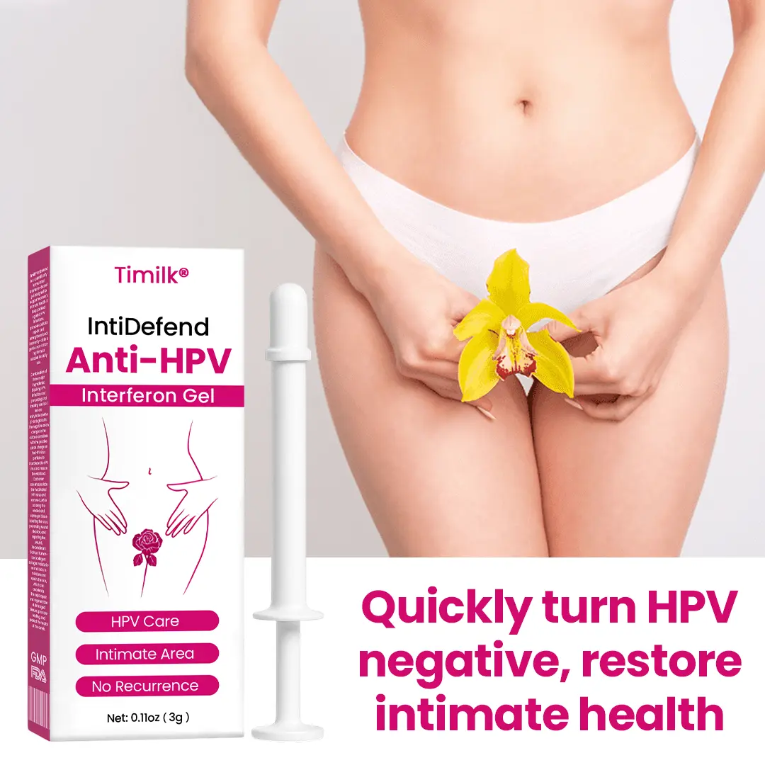 Timilk® IntiDefend Anti-HPV Interferon Gel✅ Blocks High-Risk HPV · Repairs Cervical Tissue · Supports HPV-Negative Results