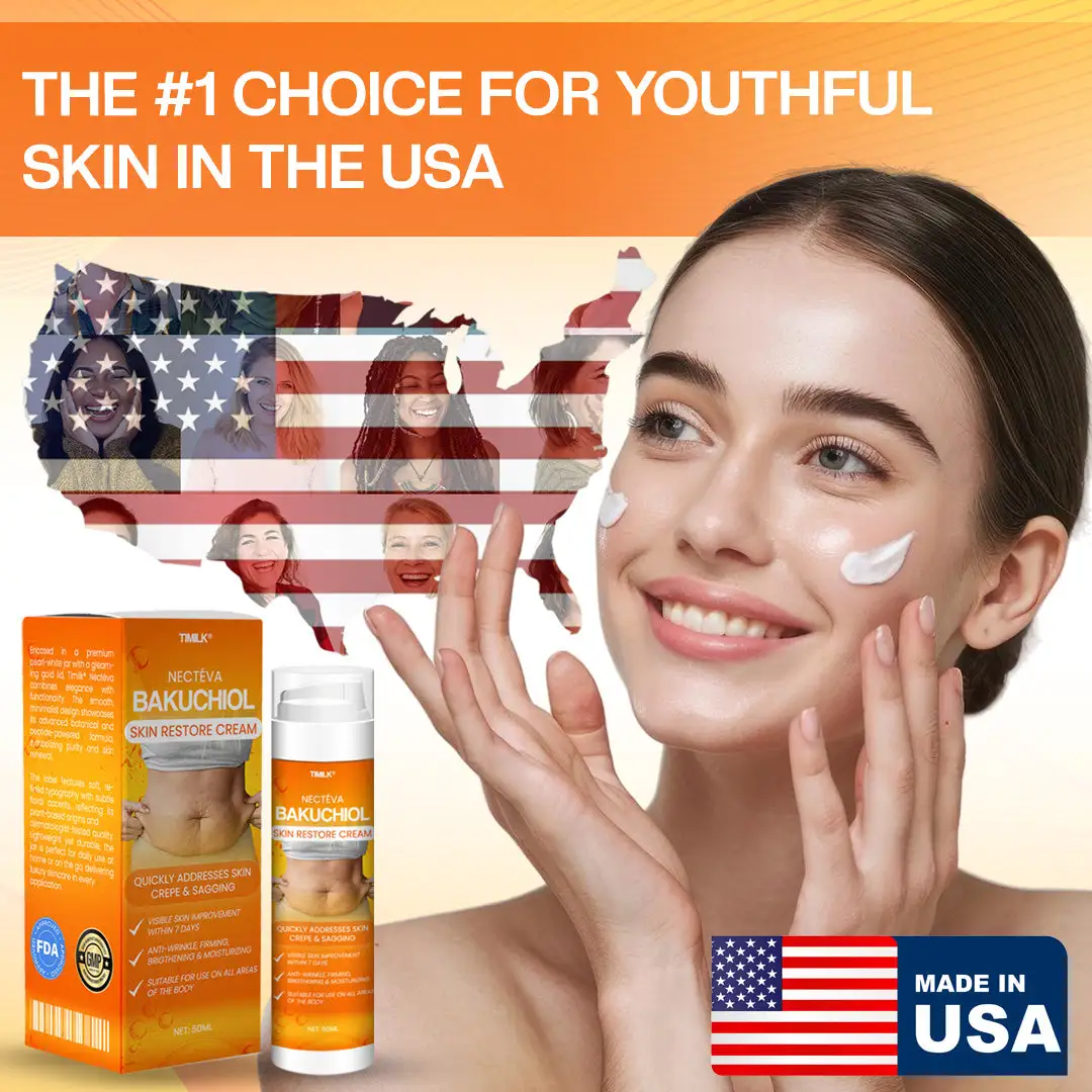 Timilk® Nectéva Bakuchiol Skin Restore Cream - (Anti-aging, Hydrating, Skin Firming & Lifting)