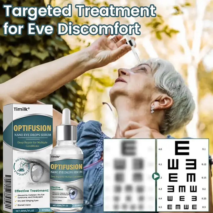 Timilk® OptiFusion Nano Eye Drops Serum —Nano Technology Restores Clear Vision, No Glasses, No Surgery