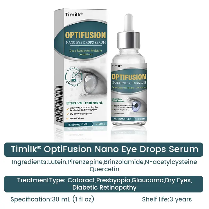 Timilk® OptiFusion Nano Eye Drops Serum —Nano Technology Restores Clear Vision, No Glasses, No Surgery