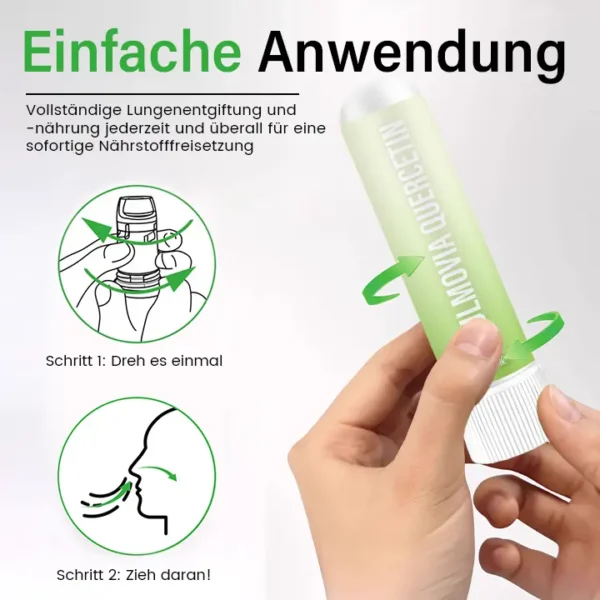 Timilk® Pulmovia Quercetin Lungenentgiftungs-Inhalator