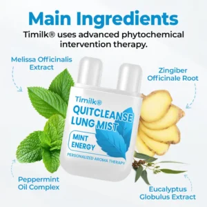 Timilk® QuitCleanse Lung Mist — Break Free From Cigarettes in 21 Days