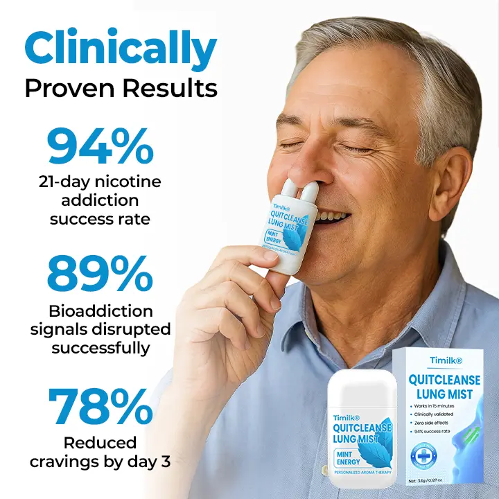 Timilk® QuitCleanse Lung Mist — Break Free From Cigarettes in 21 Days