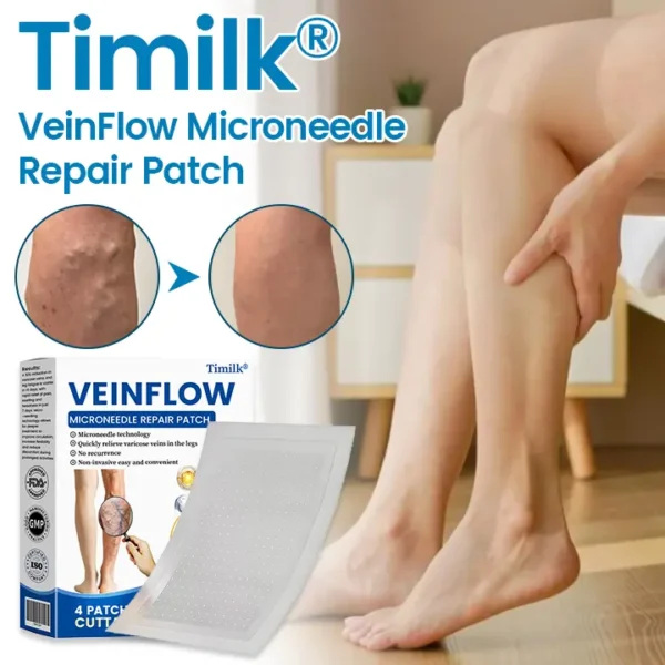 Timilk® VeinFlow Microneedle Repair Patch
