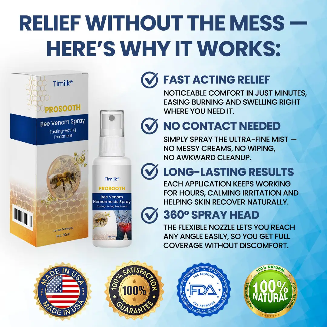 Timilk® ProSooth Bee Venom Hemorrhoids Spray(A)