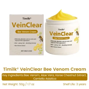 Timilk® VeinClear Bee Venom Cream |✨ Visible Relief in Just 7 Days! 🦵🌿